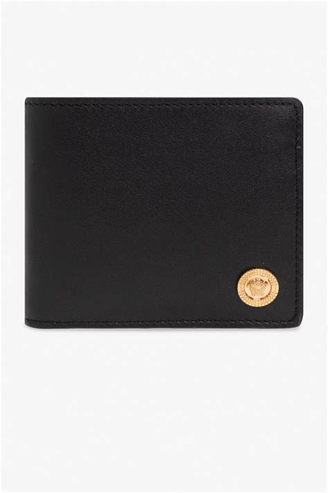 versace portmone|Versace leather wallet men.